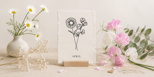 Geboortebloem April: Margriet en Lathyrus