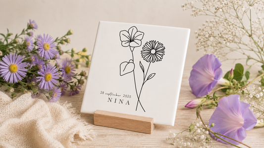 Geboortebloem September: Aster en Morning Glory