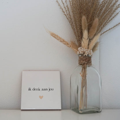 Ik denk aan jou tegeltje