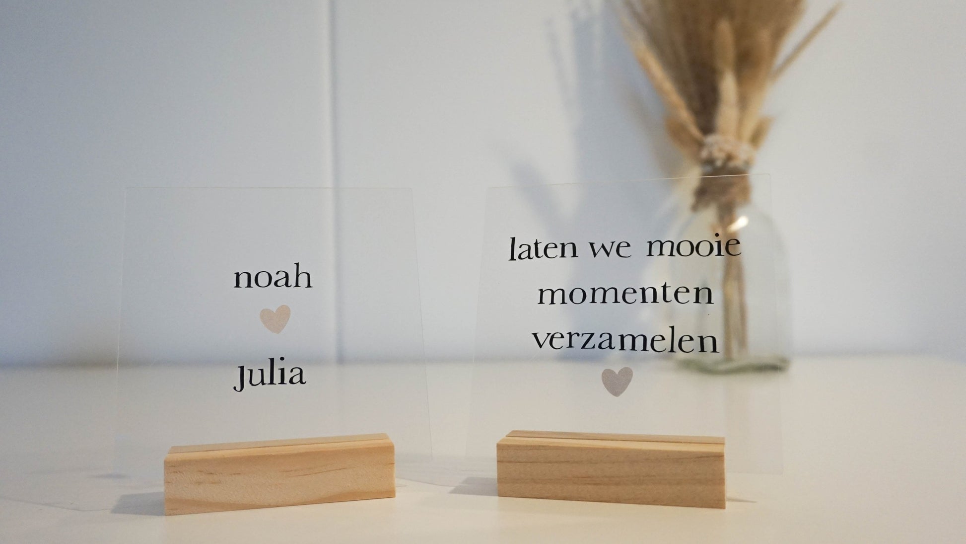 Acrylplaat "Laten we mooie momenten verzamelen"