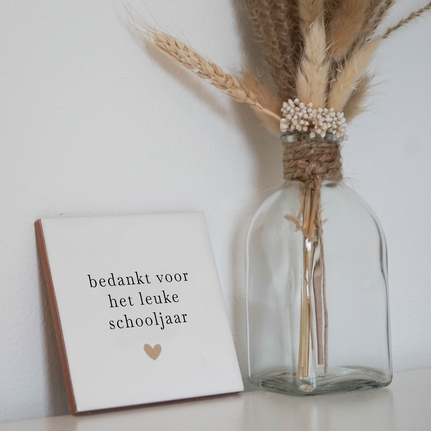 Tegeltje - Bedankt voor het leuke schooljaar