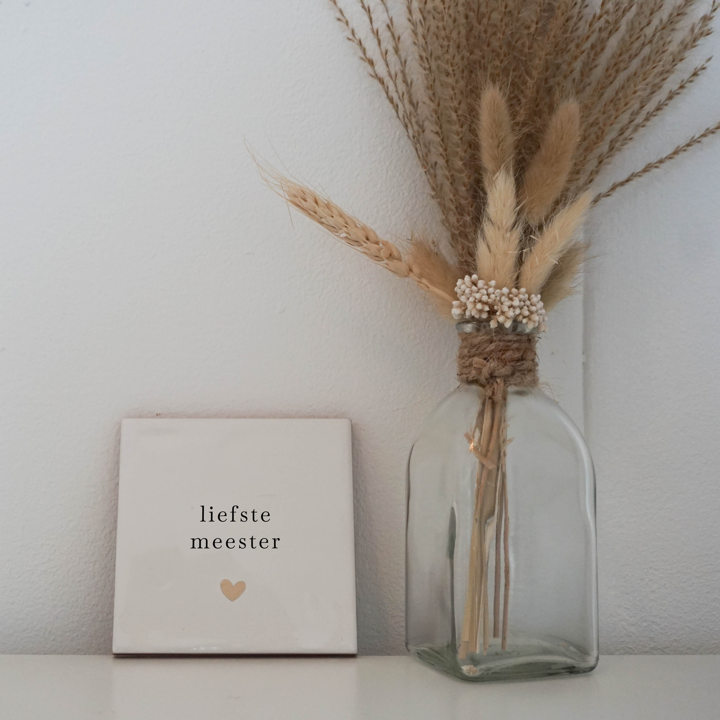 Tegeltje - Liefste meester